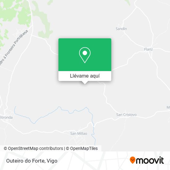 Mapa Outeiro do Forte