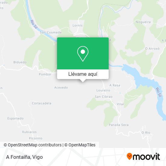 Mapa A Fontaíña
