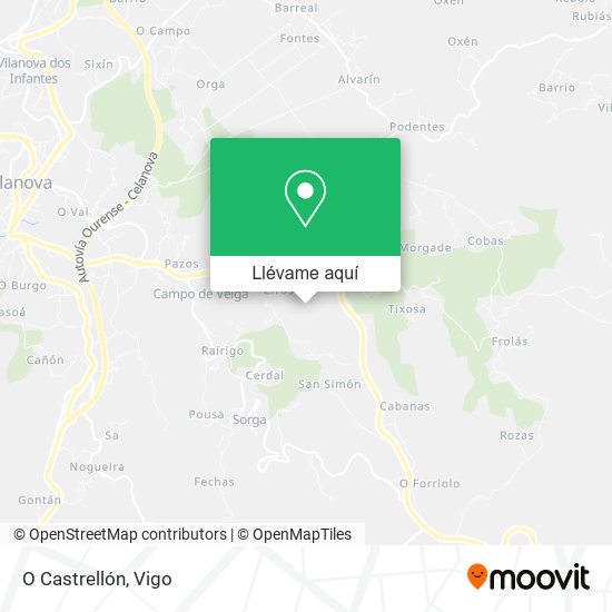 Mapa O Castrellón