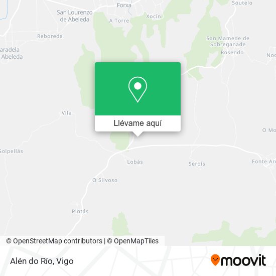 Mapa Alén do Río