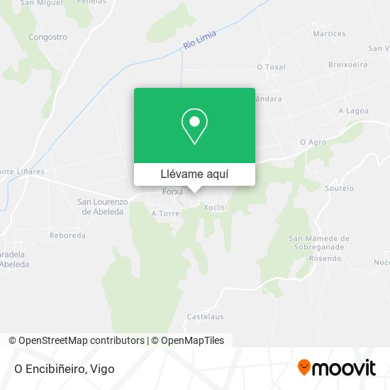 Mapa O Encibiñeiro