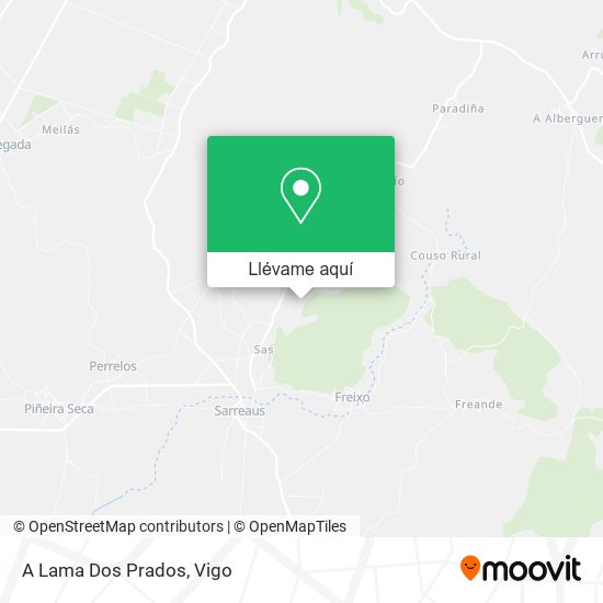 Mapa A Lama Dos Prados