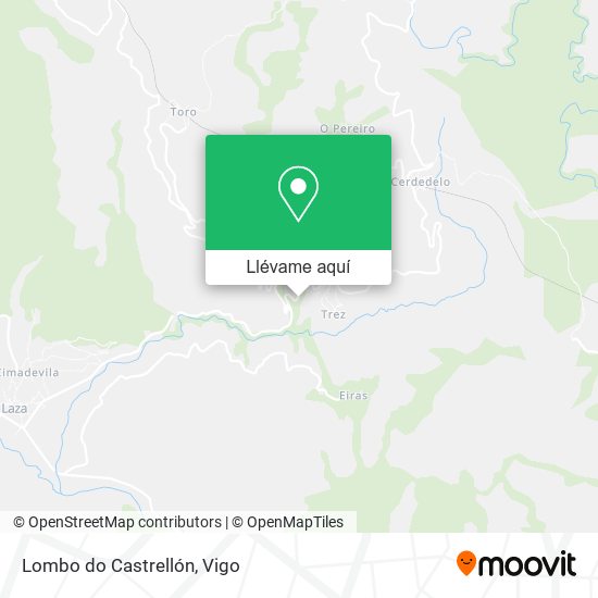 Mapa Lombo do Castrellón