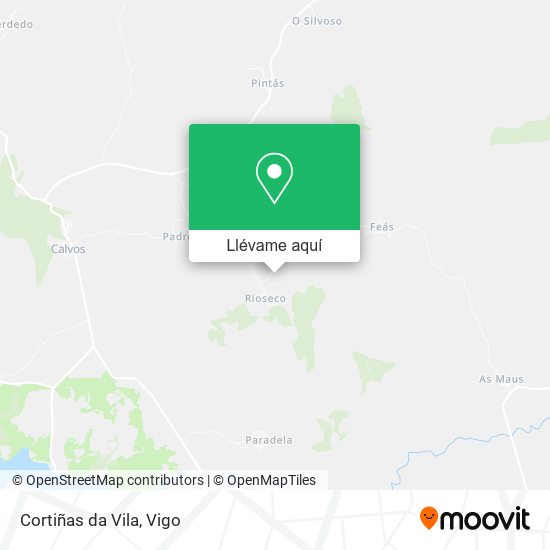 Mapa Cortiñas da Vila