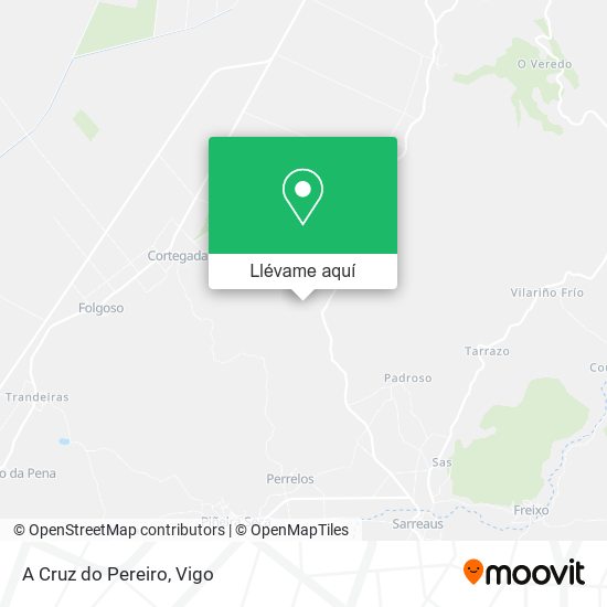 Mapa A Cruz do Pereiro