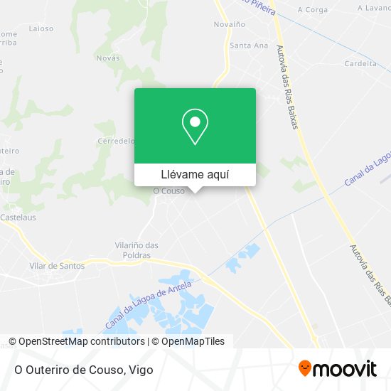 Mapa O Outeriro de Couso