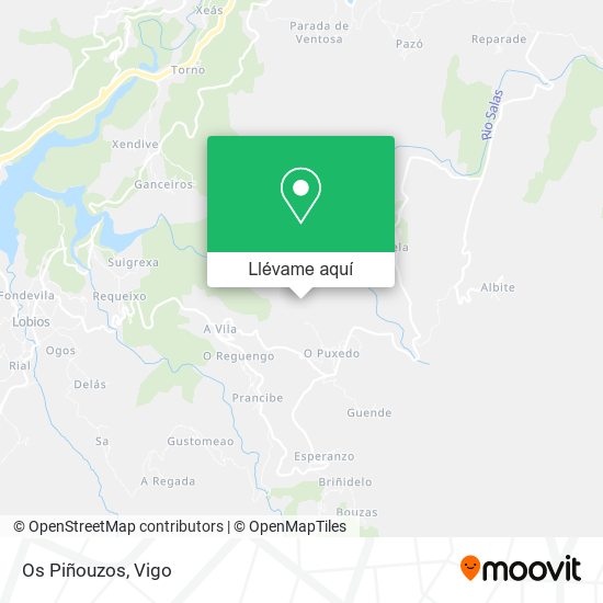 Mapa Os Piñouzos