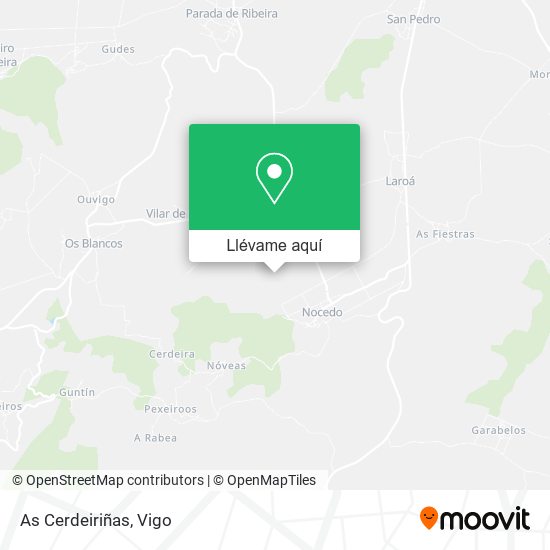 Mapa As Cerdeiriñas