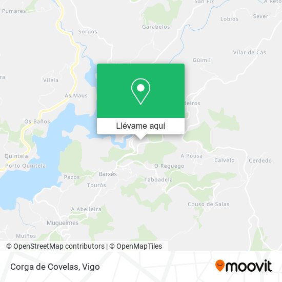 Mapa Corga de Covelas