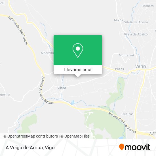 Mapa A Veiga de Arriba