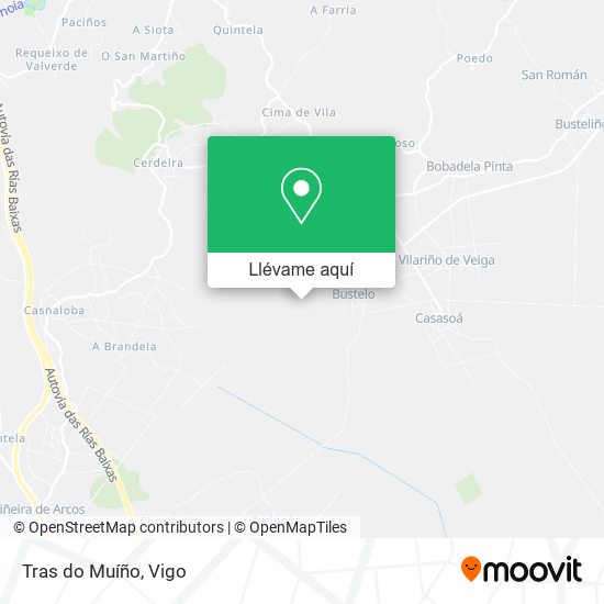 Mapa Tras do Muíño