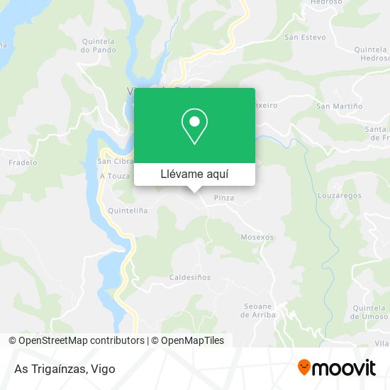 Mapa As Trigaínzas