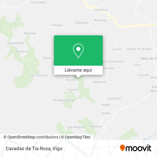 Mapa Cavadas da Tía Rosa