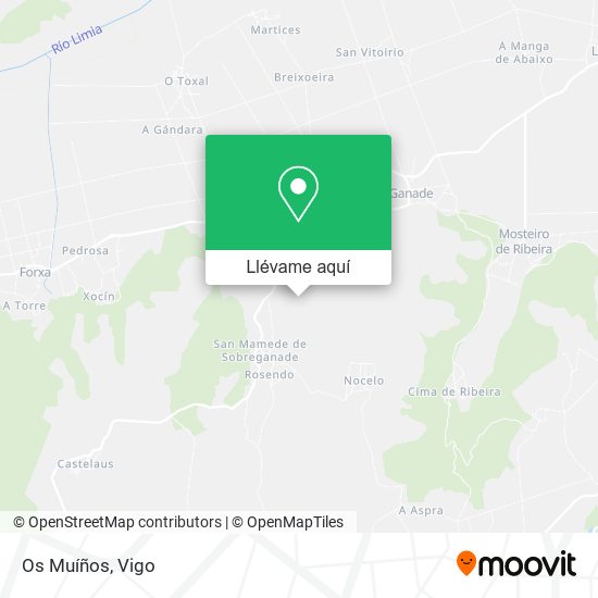 Mapa Os Muíños