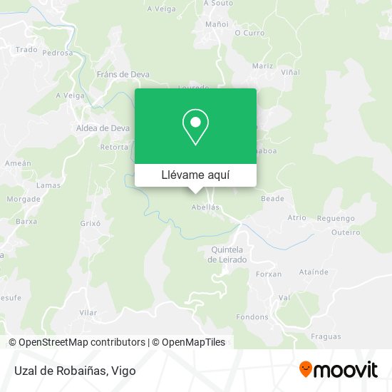 Mapa Uzal de Robaiñas