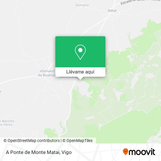 Mapa A Ponte de Monte Matai