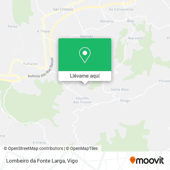 Mapa Lombeiro da Fonte Larga