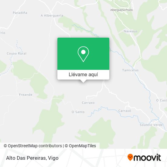 Mapa Alto Das Pereiras
