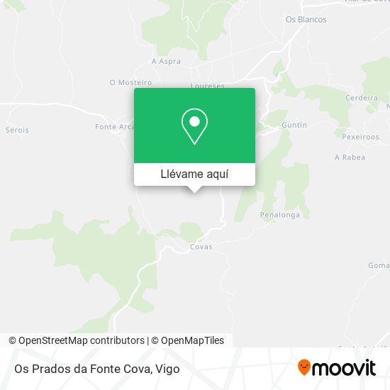 Mapa Os Prados da Fonte Cova