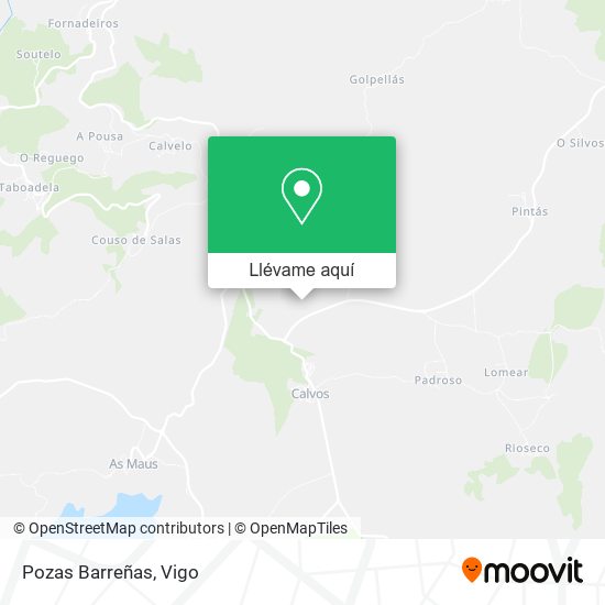 Mapa Pozas Barreñas