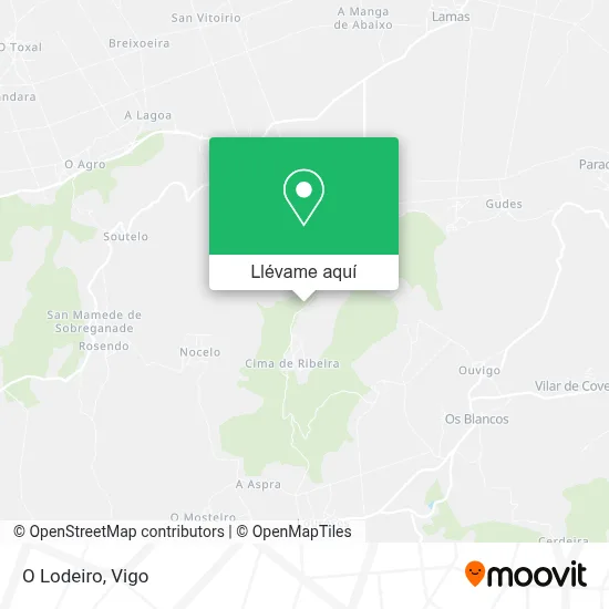 Mapa O Lodeiro