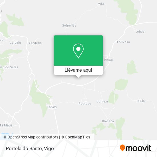 Mapa Portela do Santo