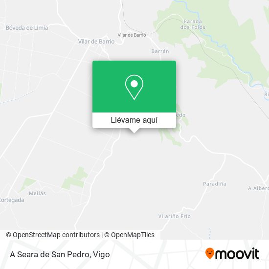 Mapa A Seara de San Pedro