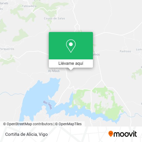 Mapa Cortiña de Alicia