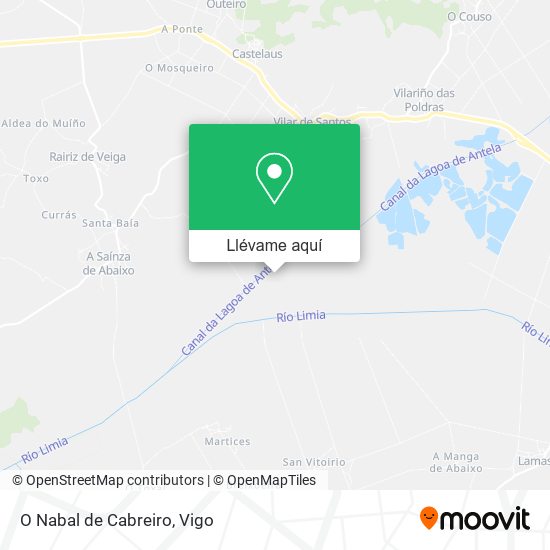 Mapa O Nabal de Cabreiro