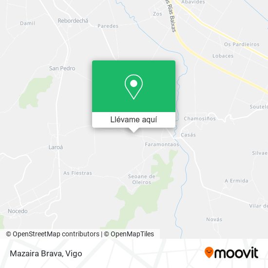 Mapa Mazaira Brava