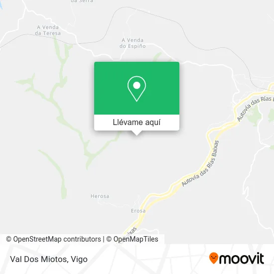 Mapa Val Dos Miotos