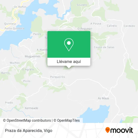 Mapa Praza da Aparecida