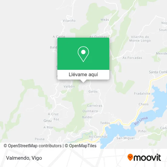 Mapa Valmendo
