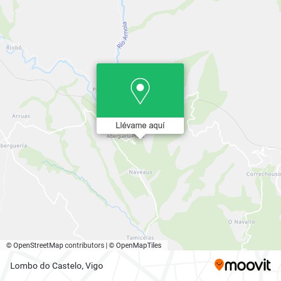 Mapa Lombo do Castelo