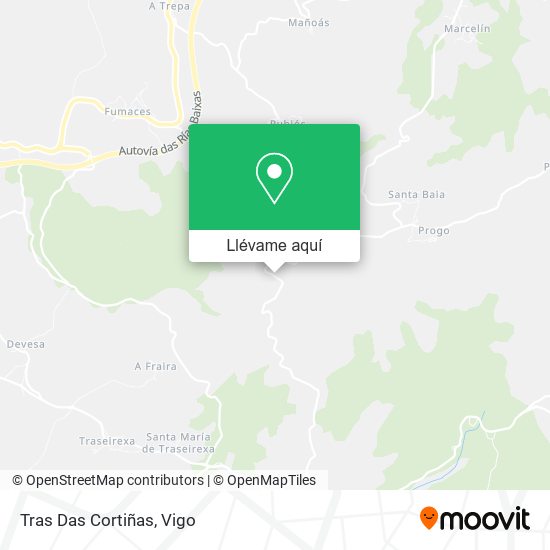 Mapa Tras Das Cortiñas