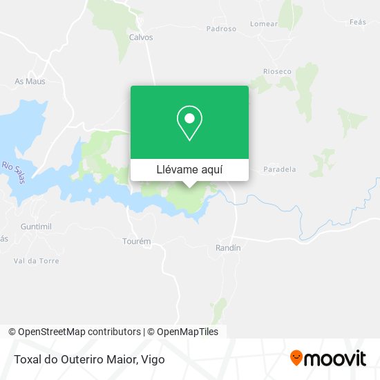 Mapa Toxal do Outeriro Maior
