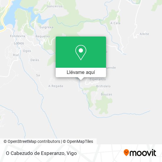 Mapa O Cabezudo de Esperanzo