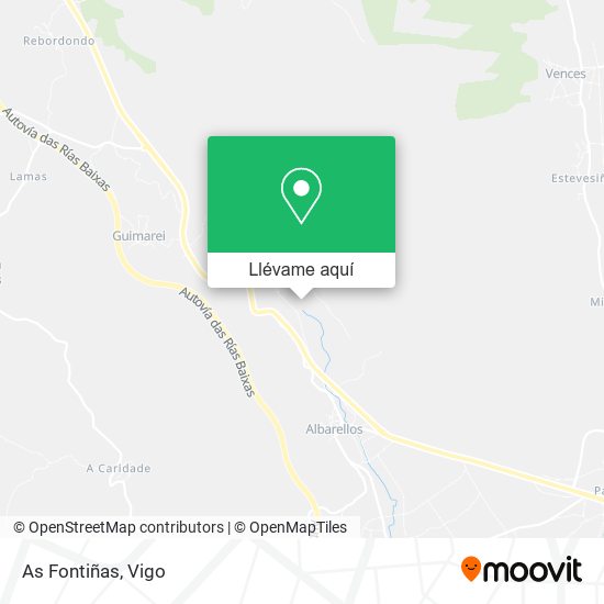 Mapa As Fontiñas