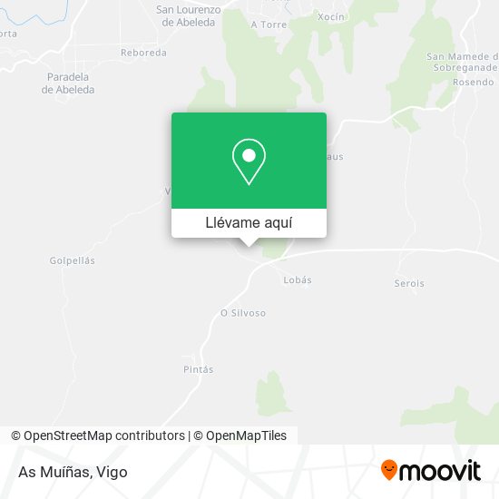 Mapa As Muíñas