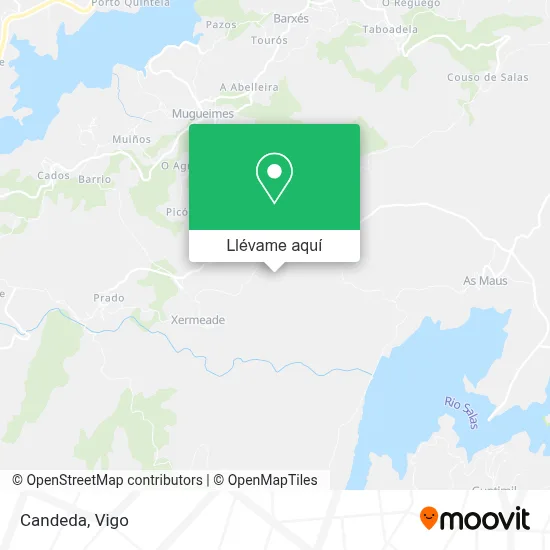 Mapa Candeda