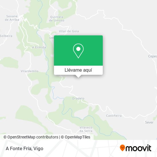 Mapa A Fonte Fría