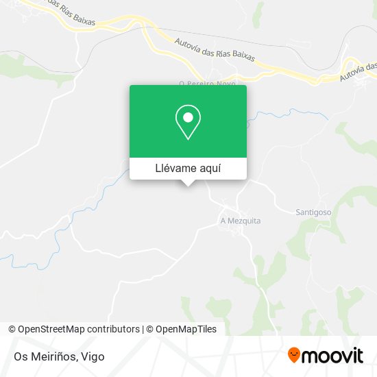 Mapa Os Meiriños