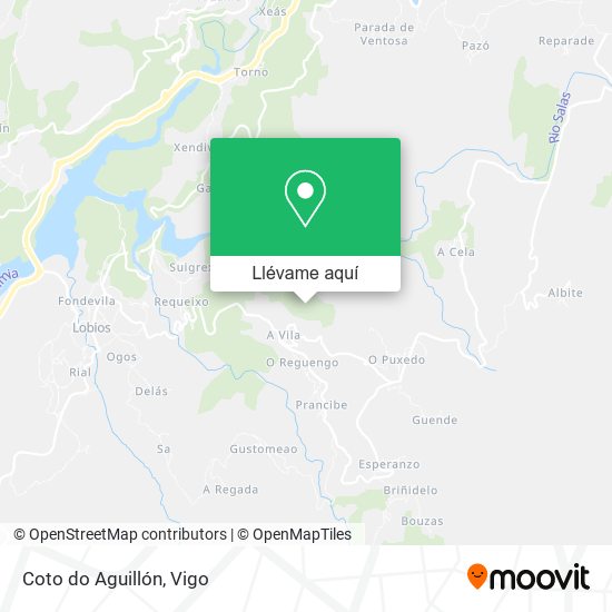 Mapa Coto do Aguillón