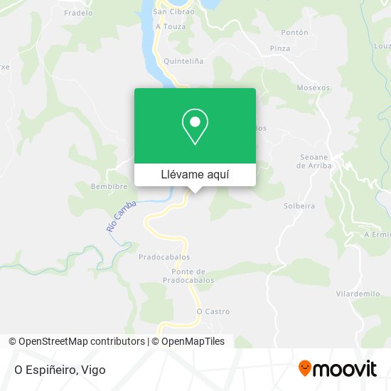 Mapa O Espiñeiro