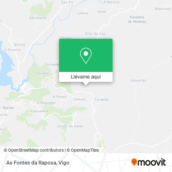 Mapa As Fontes da Raposa