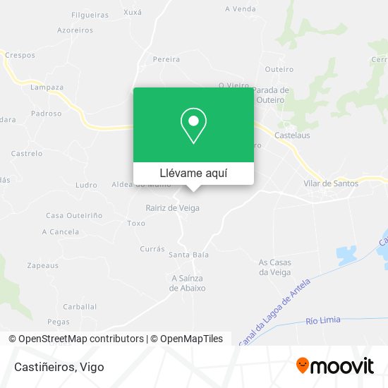 Mapa Castiñeiros