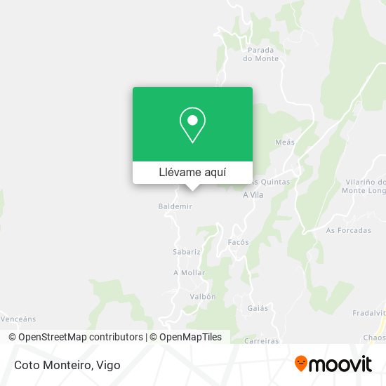 Mapa Coto Monteiro