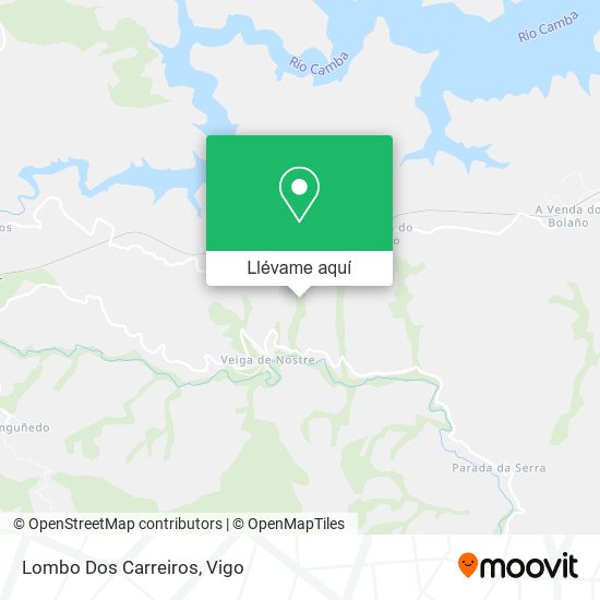 Mapa Lombo Dos Carreiros