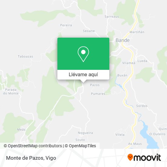 Mapa Monte de Pazos