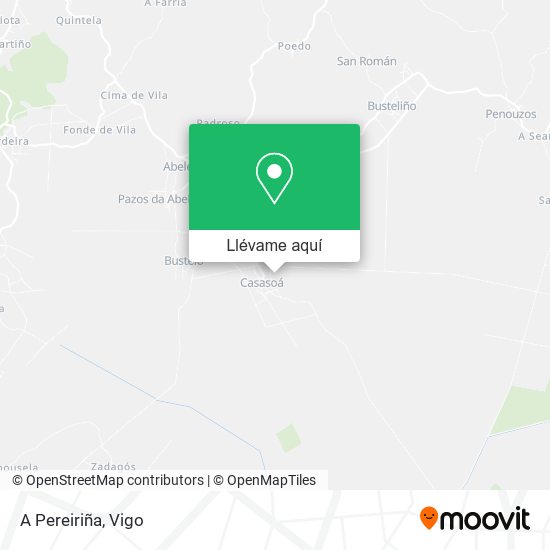 Mapa A Pereiriña